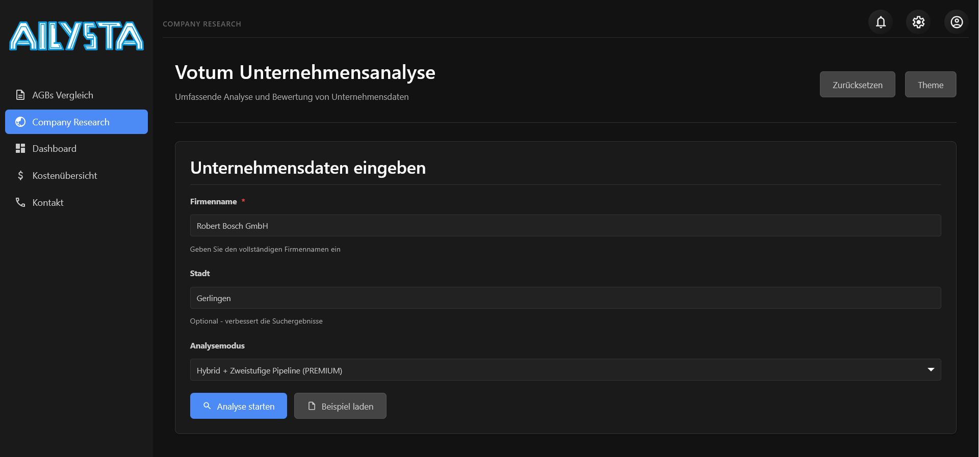 AILYSTA Screenshot 1